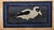 American Vintage American Hand Hooked Rug, Framed, Dodo Bird Design, Folk Art Tapestry, 2x3 For Sale - Image 3 of 9