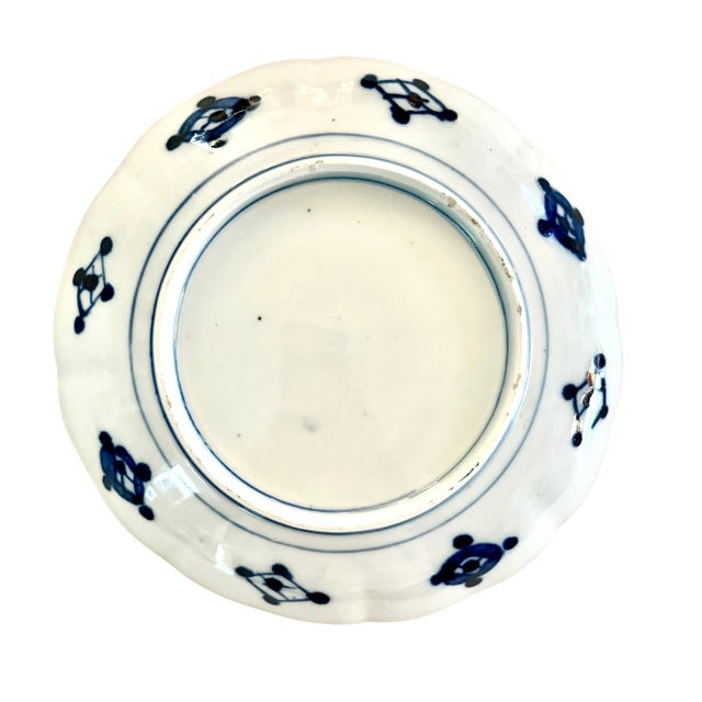 Japanese Turn of the Century Japanese Imari Porcelain Plate For Sale - Image 3 of 3