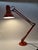 TYP W3 Spezial Desk Lamp in Red Metal, 1970s For Sale - Image 3 of 14