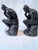 Armor Bronze Mid 20th Century Armor Bronze Pair of ’The Thinker’ Bookends For Sale - Image 4 of 12