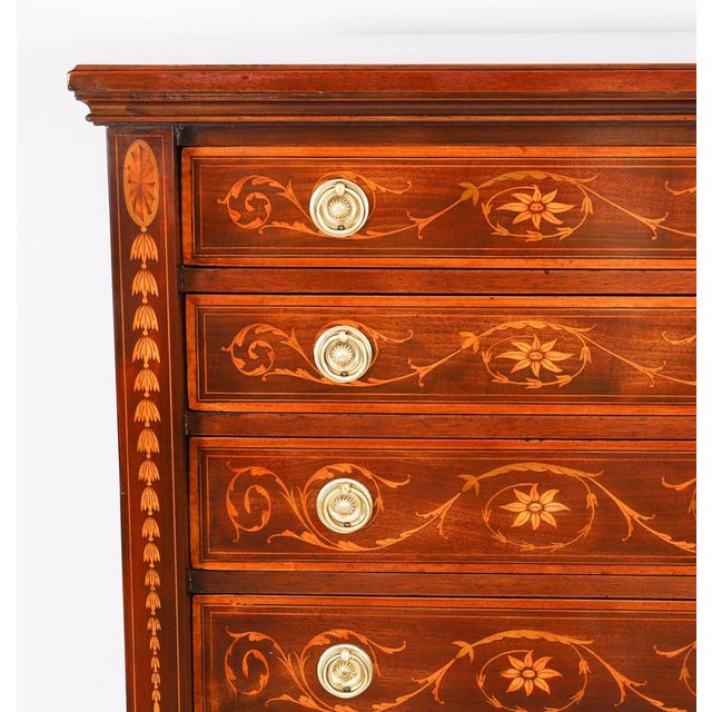 Antique Edwardian Wellington Chest by J Shoolbred, 1900 For Sale - Image 14 of 17