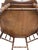Vintage Faux Bamboo Coffee Table Gold Leaf Italian Regency For Sale - Image 12 of 15