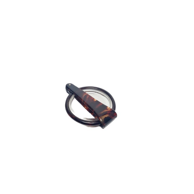 Brown Vintage Art Deco Magnifying Glass, Sweden, 1920s For Sale - Image 8 of 10