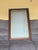 Beautiful antique late Victorian rectangular wall mirror featuring a deep-molded walnut hardwood frame and a tarnished...