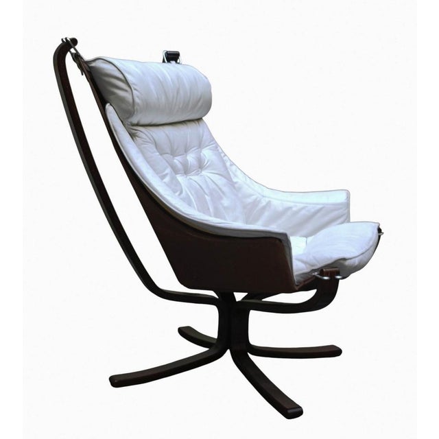 Viking Armchair in Poltrona Frau Leather by Sigurd Ressell for Vatne, Norway, 1980s For Sale - Image 13 of 13