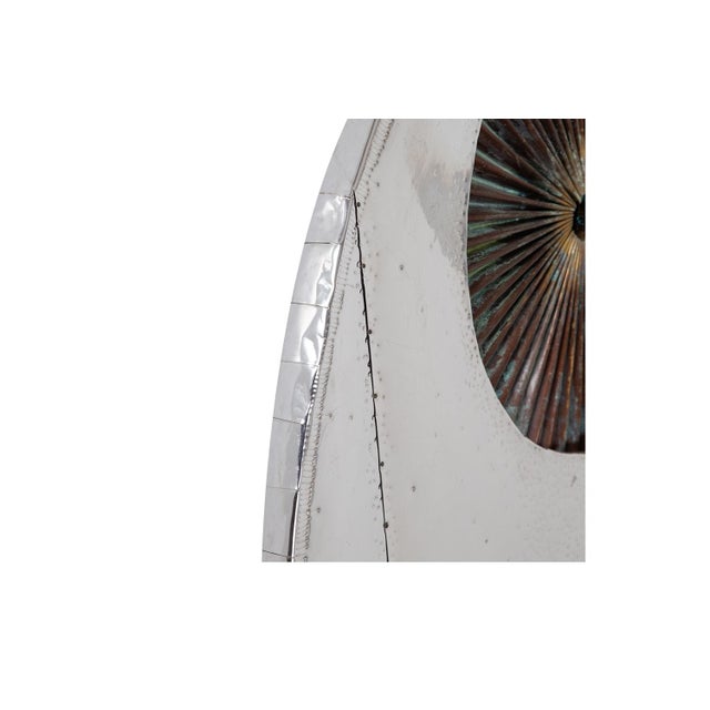 1970s Mid-Century Art Brutalist Aluminum Copper Large Wall Sculpture Don Freedman For Sale - Image 5 of 10