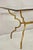 Vintage Italian Hollywood Regency Iron Gold Gilt Lattice Dining Set - 7 Pc Set For Sale - Image 10 of 14