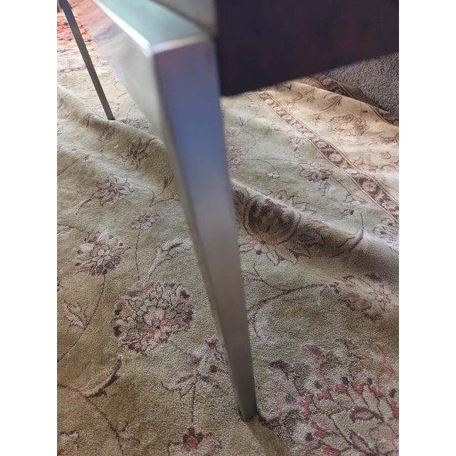 Mid Century Modern Wood and Steel Coffee Table For Sale - Image 14 of 14