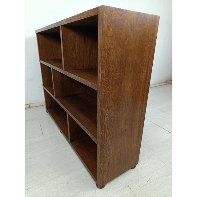Art Deco Oak Shelf, 1920s For Sale - Image 10 of 18