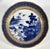 Chinese 18th Century Chinese Export Blue & White Tea Bowls and Underplates With English Clobbering - Set of 5 For Sale - Image 3 of 13