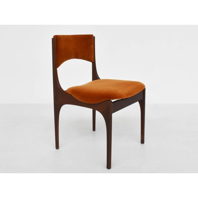 1960s Rosewood Chairs Mod. Elisabetta by Sormani for Giuseppe Gibelli, Italy, 1961, Set of 6 For Sale - Image 5 of 8
