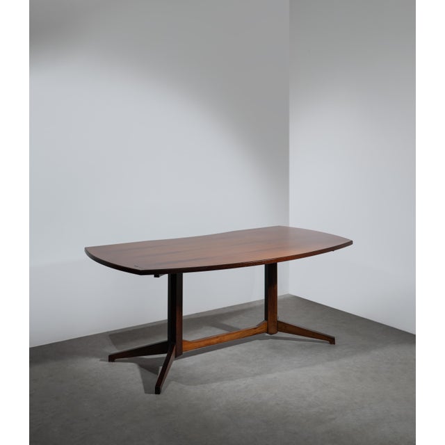 Wood TL22 Desk and CM24 Trolley by Franco Albini and Franca Helg for Poggi, 1958, Set of 2 For Sale - Image 7 of 12