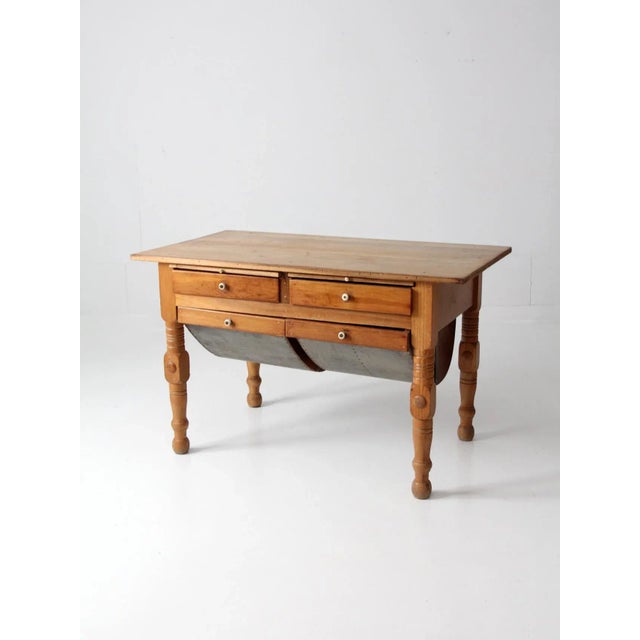 Antique Baker's Table For Sale - Image 13 of 13