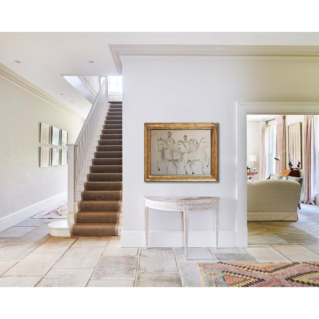 Contemporary Contemporary Charcoal Drawing on 100% Cotton Paper, 56 X 76 Cm. Marcus Aurelius For Sale - Image 3 of 3