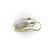 1900 - 1909 1900-1909 Pair of Signature 14k Gold Moonstone Cabochon Earrings With Shepherd Hooks For Sale - Image 5 of 9