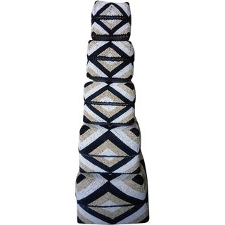 Beaded Indonesian Offering Baskets - Set of 5 For Sale