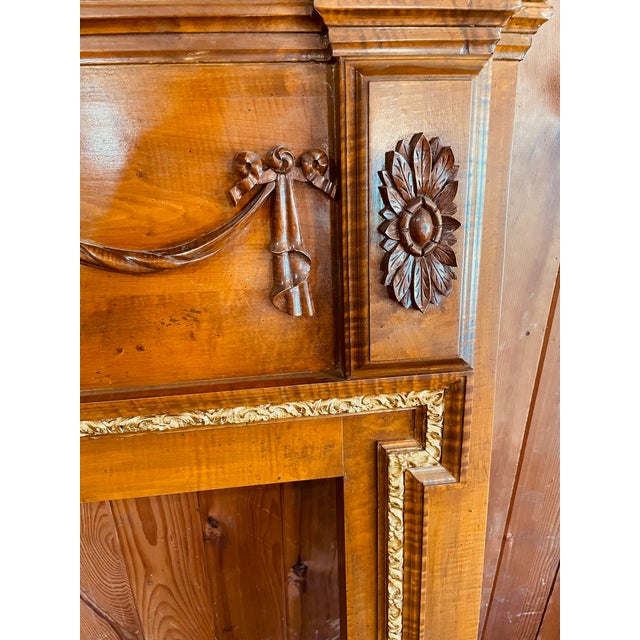 Chestnut Tiger Maple Mantel Piece For Sale - Image 8 of 14