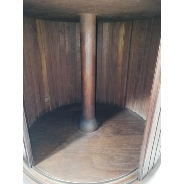 1960s Wooden Bar Cabinet with Shutter, Italy, 1950s For Sale - Image 5 of 11