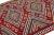 1960s Vintage Kilim Handmade Red Geometric Wool Rug For Sale In New York - Image 6 of 7