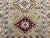 Textile Golden Beige Kazak Tribal Wool Rug With Three Medallions, 4'2" X 5'9" For Sale - Image 7 of 14