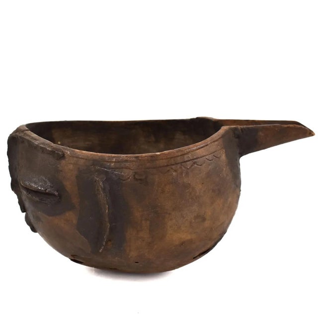 Early 20th Century Early 20th Century Shi Bashi Pitcher with Face For Sale - Image 5 of 6