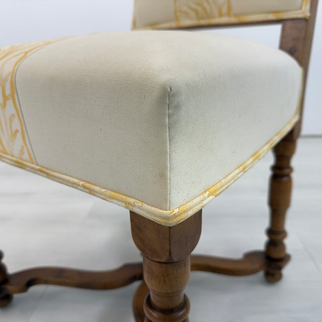 French Louis XIII Dining Chairs – Set of 6 For Sale - Image 12 of 14
