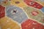 Vintage Handwoven Turkish Rug Oversized Oushak Kilim Rug for Living Room - 9′11″ X 12′2″ For Sale - Image 11 of 14