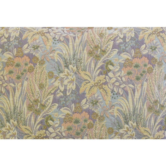 Shabby Chic Designer Pastel-Colored Botanical Floral Feather/Down Pillow 24" X 18" For Sale - Image 3 of 6