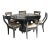 Maitland Smith Tessellated Marble and Brass Dining Set For Sale - Image 16 of 16