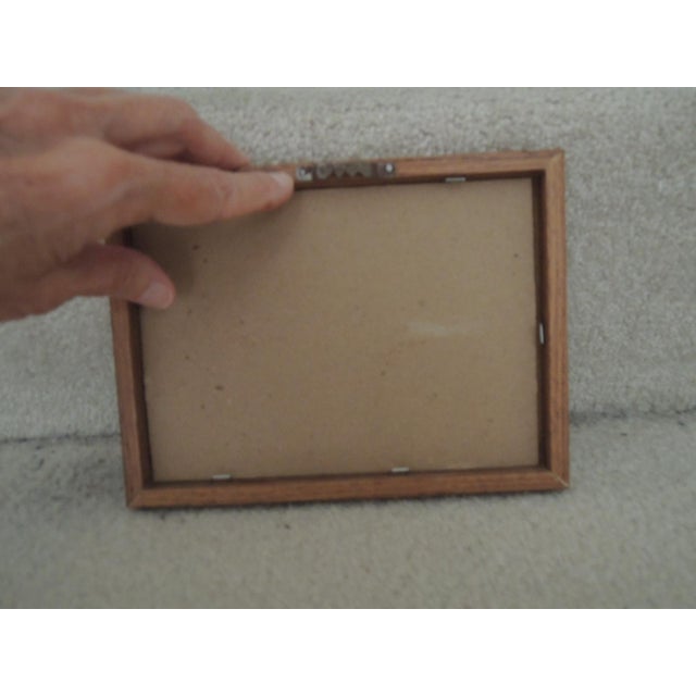 Oak Wood Frames 4 Large 6 Small Picture Photo Art Frames With Plexiglass Lot of 10 VTG 70s For Sale - Image 4 of 9