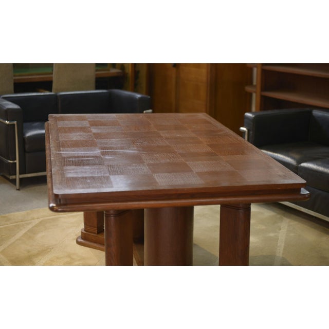 1940s Oak Table in the style of Charles Dudouyt, 1940s For Sale - Image 5 of 12
