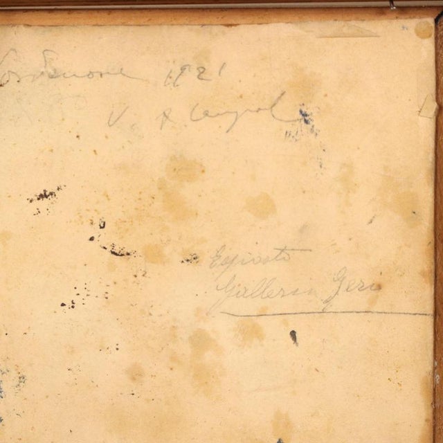 Vittore Antonio Cargnel, Untitled, Oil on Cardboard, Framed For Sale - Image 12 of 13