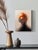 Ignite by Josh Sorrell | Oil on panel Abstract portrait with fiery colors around the face. For Sale - Image 4 of 5