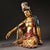 Traditional Late 19th Century Polychrome Bronze Guanyin Statue, Seated Bodhisattva, 2.25kg For Sale - Image 3 of 9