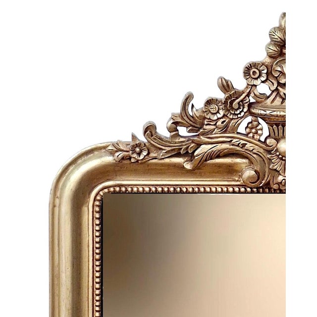 French Louis Philippe-Style Giltwood Mirror For Sale - Image 4 of 9