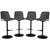 Nuez Leather Bar Stools from Andreu World, Set of 4 For Sale - Image 13 of 13
