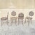 Victorian Vintage Victorian Style Small Wrought Iron Camo Paint Garden Patio Chair - Set 4 For Sale - Image 3 of 12