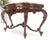 Traditional Regency Revival Heavily Fine Carved Stretcher Base Marble Top Console Table MINT For Sale - Image 3 of 18