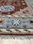 Indian 8x10 Talia Traditional Red Rust Bold Star Geometric Hand Knotted Wool Carpet Rug For Sale - Image 3 of 10