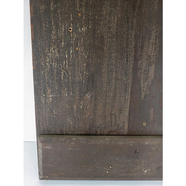 Early 20th Century Shabby Chic Decorative Mirror Frame With Swallows For Sale - Image 10 of 11