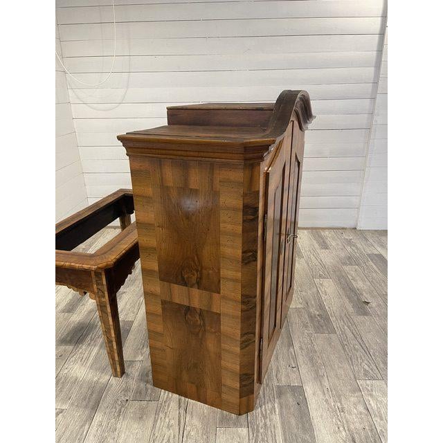 Dutch Inlaid Markertery Cabinet, 1800 For Sale - Image 15 of 18