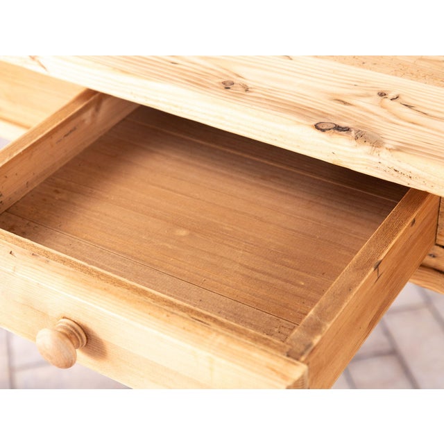 Vintage Pine Farmhouse Table, Usa 1960s For Sale In New York - Image 6 of 18