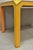 Orange Vintage Hollywood Regency Orange Vinyl Laminate Parsons Style Dining Table Desk For Sale - Image 8 of 18