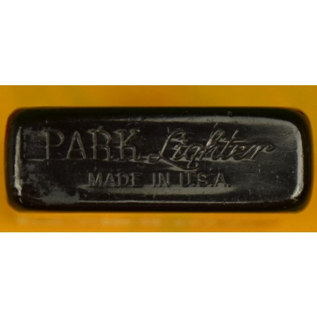 Traditional The "21" Club/ Jack & Charlie's Black/ Gold C1950s Lighter For Sale - Image 3 of 5