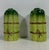 1980’s Hand-Painted Asparagus Shaped Salt Pepper Shakers- a Pair For Sale - Image 4 of 7