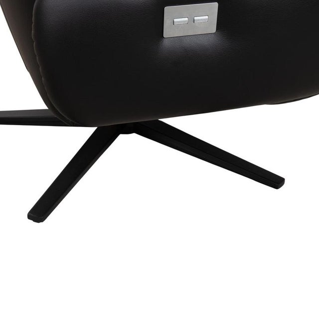 Mondo Multimaxx Relaks Leather Armchair Black Electric Function For Sale - Image 11 of 18