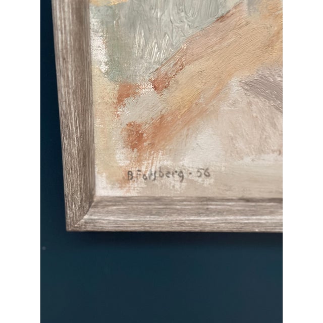 Birger Forsberg, Nude Study, 1956, Oil on Canvas, Framed For Sale - Image 9 of 18