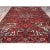 1960 8'2"x10'10" Red Hand Knotted Pure Wool Centre Geometric Medallion Worn Down Rug For Sale In New York - Image 6 of 12