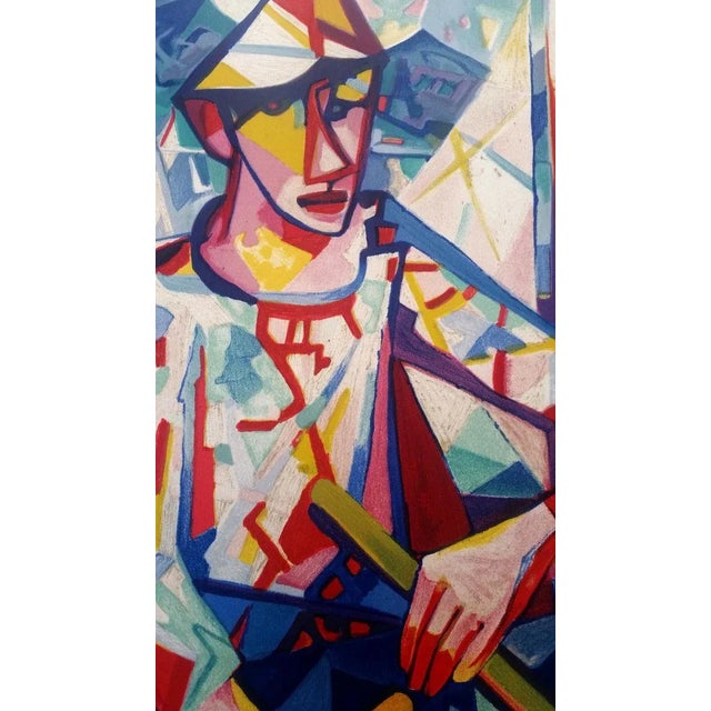 Modern Charles Walch, The Harlequin, 1969, Lithograph For Sale - Image 3 of 5