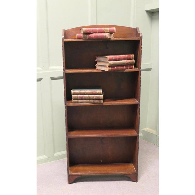 1930s Art Deco Bookcase with Mouldings, 1930 For Sale - Image 5 of 8